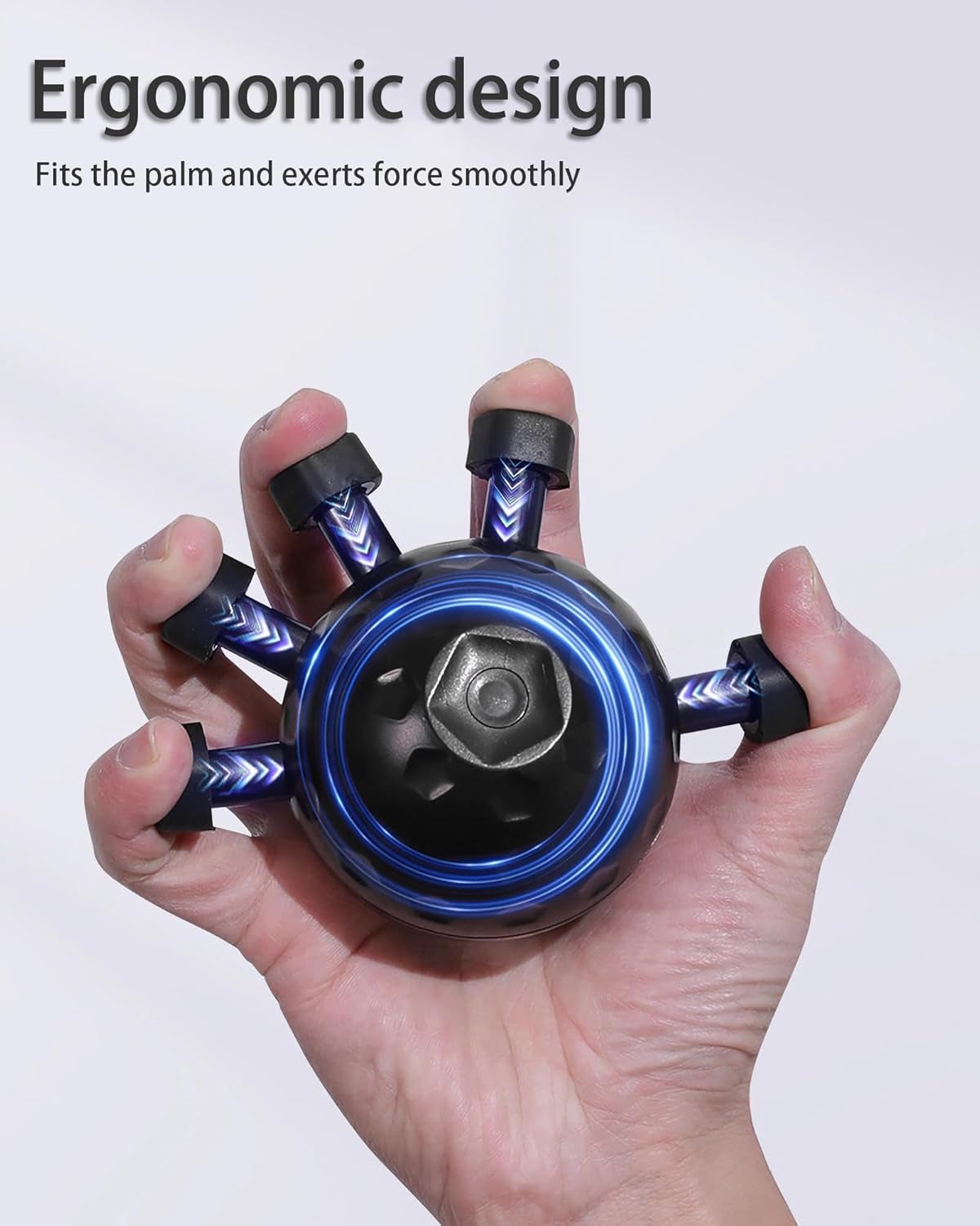 Finger Grip Strengthener, 2025 Upgraded Hand and Finger Exerciser, Silicone Grip Trainer for Muscle Building, Forearm Strength, and Injury Recovery